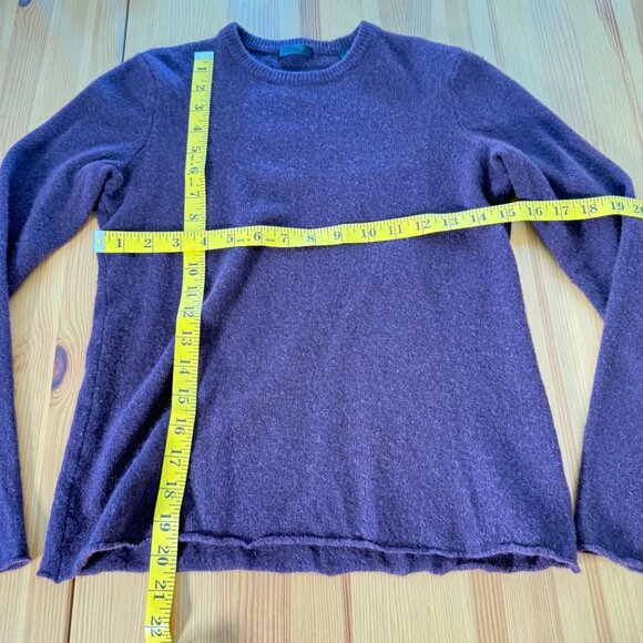 ATM Anthony Thomas Melillo 100% Cashmere Sweater Purple Fitted M - Picture 4 of 8